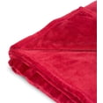 thumbnail image 3 of BIRDROCK HOME Internet's Best Plush Throw Blankets - Burgundy (Red) - Ultra Soft Couch Blanket - Light Weight Sofa Throw - 100% Microfiber Polyester - Easy Travel - King Bed - 108 x 90, 3 of 5