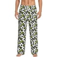 thumbnail image 2 of Goofa Soccer and Football Printed Soft Pajama Pants for Men, Wide Leg Comfy Casual Lounge Yoga Pants-Medium, 2 of 9