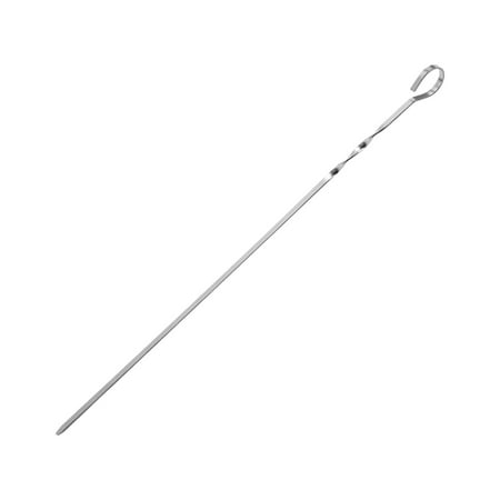 

10 Pieces Of Cloth Bag Grilled Skewers Threaded Stainless Steel Large Flat Grilled Sticks Outdoor Grilled Lamb Skewers BBQ Grilled Needle Barbecue Skewers