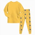 thumbnail image 7 of TOWED22 Little Boys Pajamas for Toddler Clothes Set Train Long Sleeve Cotton 2 Piece Kids Pjs Fall Winter Sleepwear 6-12 Months 12-24 Months 2t 3t 4t 5t 6t 7t 8t 9t Children,Yellow,4-5 Y, 7 of 7