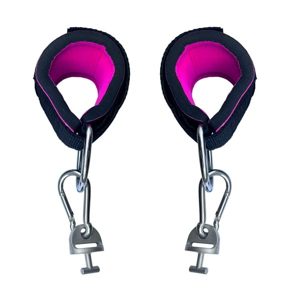 Jilinwei Correas De Entrenamiento De Tobillo Para Máquina De Gimnasio Tonal Accesorios De Correa De Tobillo Ajustables De Color Rosa Fuerte Para Tonal Con Accesorio Adaptador Tonal Especial 1 Par