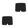 thumbnail image 1 of Jumpingount Bóxer de poliéster para hombre, ropa interior deportiva para fiesta en la piscina para niños, diseño Simple, pretina Flexible, XXL 2piezas, 1 of 6