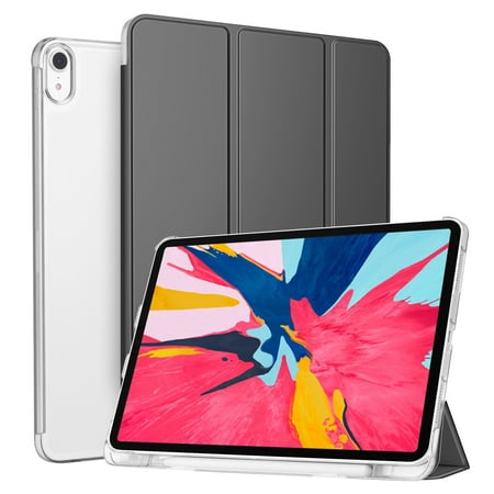 Fintie iPad Pro 11 inch Translucent Case with Apple Pencil Holder Slimshell Cover 2018 Release, Space