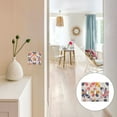 thumbnail image 7 of Yayeee Toggle Light Switch Wall Plate 2-Gang 4.56"x4.48" Decorative Outlet Cover, Purple Retro Flower, 7 of 7