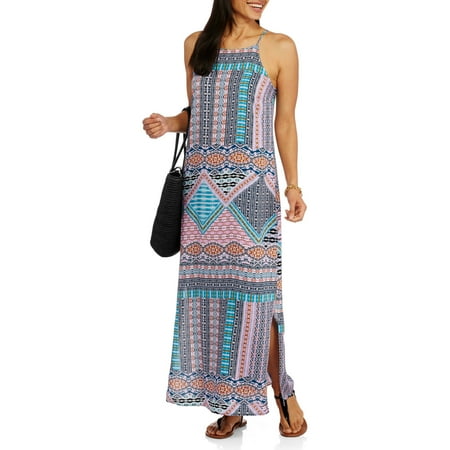Product Faded Glory Women S Printed Woven Maxi Dress