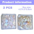 thumbnail image 3 of 2 cajas de accesorios para uñas de concha ultrafina de color Phantom irregulares y rompibles para manicura casera, 3 of 6