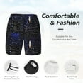 thumbnail image 5 of Haiem Physical Formulas Mens Swim Trunks with Compression Liner 2 in 1 Swimming Shorts Stretch Swimwear Quick Dry,Board Shorts-X-Large, 5 of 9