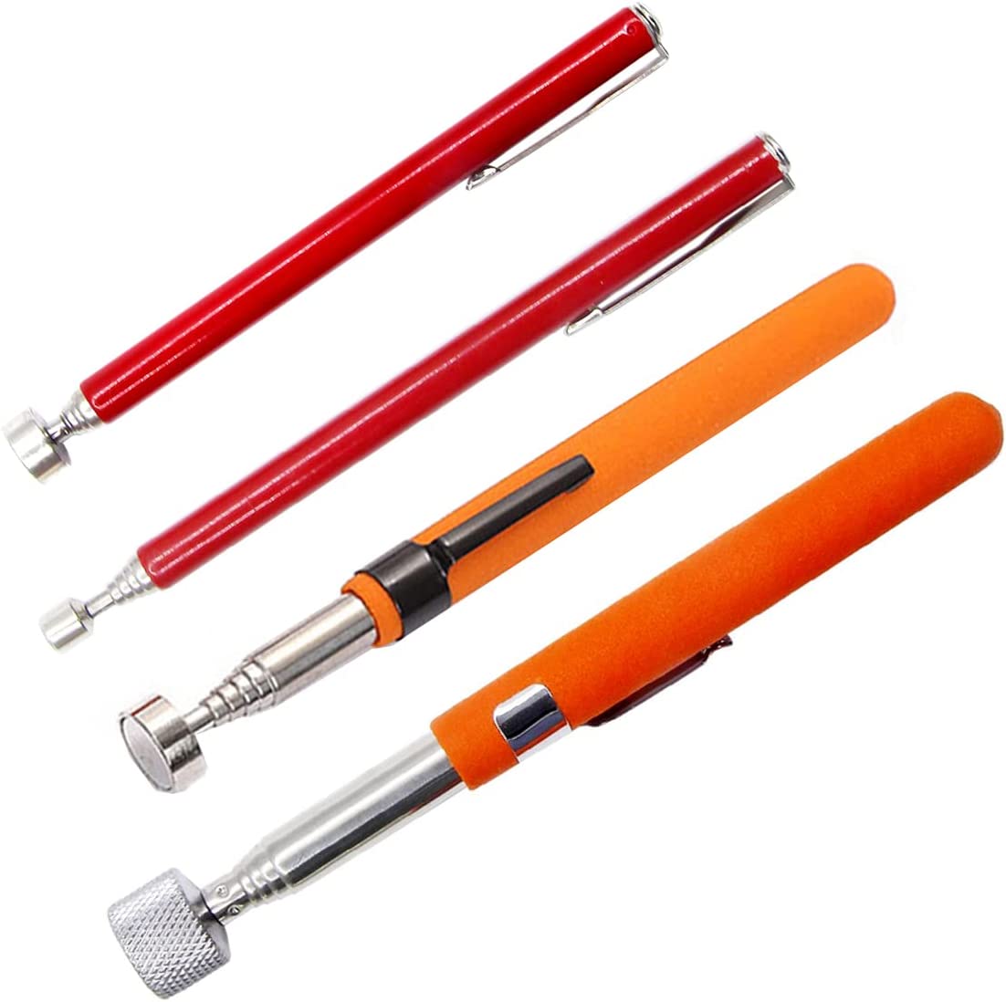 4Pcs Telescoping Pick Up Tool Set Strong Stick for Screws Nuts