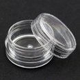 thumbnail image 1 of Cosmetic Sample Plastic Containers Small 50Pcs Empty Pots Jars Clear 3g Other, 1 of 6