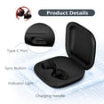 thumbnail image 2 of Estuche de carga Jinstyles Beats Fit Pro 700mAh inalámbrico negro, 2 of 8