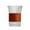 Leather Sleeve, variant on Glass Cups with Vintage Leather Cup Sleeve, Clear Striped Drinking Glasses Ice Coffee Bottle Glasses Fruit Juice Cup Great for Soda Cocktail Beer Whiskey (Leather Sleeve)