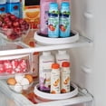 thumbnail image 2 of Copco - Armario de despensa antideslizante Lazy Susan 5220590, 9 pulgadas, blanco/gris, paquete de 2, 2 of 7