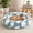 Blue-White, variant on Fluffy Calming Donut Cat Bed for Indoor Cats, Orthopedic Soft Plush Pet Bed, Washable, Small to Large Cats & Puppies, Navy Grey 31