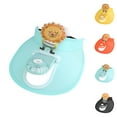 thumbnail image 4 of ZQUUVOU Sun Visor Hat for Toddler Children Cute Cartton Lion Adjustable Sun Protection Hats Large Brimmed Fan Hats Black, 4 of 4