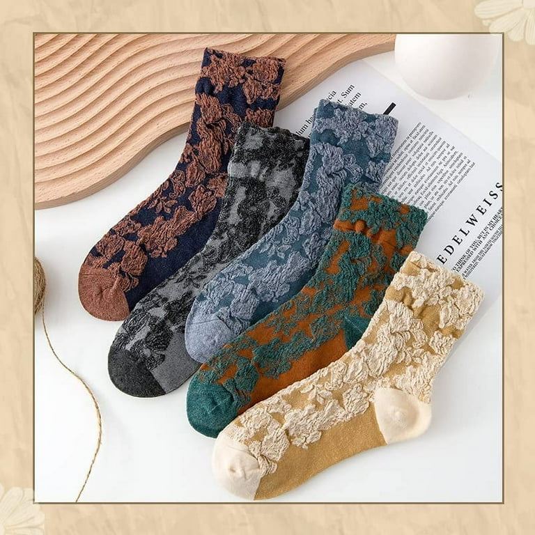 green emerald velvet dress Custom Embroidered Socks
