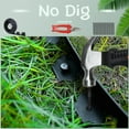 thumbnail image 4 of FRTDNE 40FT Landscape Edging No Dig,Include 1Pcs Scissor,40 Spikes,40 ft Lawn Edging for Landscaping, Flower Gardens, Lawn,Black, 4 of 8