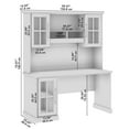 thumbnail image 4 of Bowery Hill Modern / Contemporary 60W Computer Desk with Hutch, 4 of 5