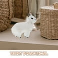 thumbnail image 3 of Dayesque Plush Goat Figurine Lifelike Goat Stuffed Faux Plush Lamb Dolls Christmas Ornaments for Stuffed Lamb Table Decorations, 3 of 8