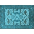 thumbnail image 1 of Ahgly Company Indoor Rectangle Oriental Light Blue Industrial Area Rugs, 4' x 6', 1 of 4