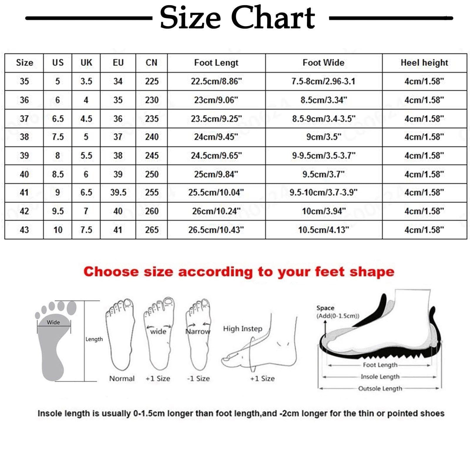 Haflinger Size Chart – Shoegarden