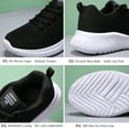thumbnail image 3 of Walking Shoes Women Lace Up Athletic Running Tennis Fashion Comfortable Sneakers With Arch Support, 3 of 5