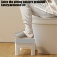 thumbnail image 4 of SNGMN Toilet Stool Squatting Step Stool for Bathroom - Foldable & Stackable Toilet Assistance Stool, Fits All Toilets, Non-Slip, Easy to Store, 4 of 7