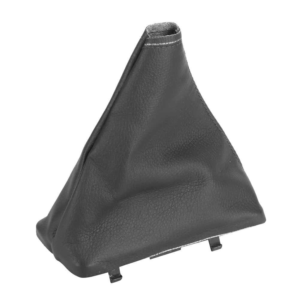 Gear Knob Boot Auto Transmission Handle Cover Black Stitches with