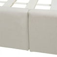 thumbnail image 5 of Manhattan Shelter King Platform Bed Frame Light Beige, 5 of 21