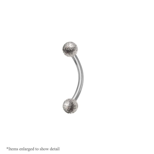 Barre Courbée 16G Perçage Sourcils - Cartilage, Rook, Tragus - 3 Options de Couleur