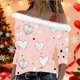 thumbnail image 5 of Xuyuer Valentine Shirt Women Love Heart Graphic Sloping Shoulder Suspender Shirt Funny Valentine's Day Gift Shirts Love Tops, 5 of 7