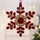 thumbnail image 5 of CaiYueKe Flocking Christmas Tree Ornaments Set, Holiday Decorations with Bows Elks Snowflakes Butterflies Wreaths, Festive Home Party Decor for Xmas, 5 of 7