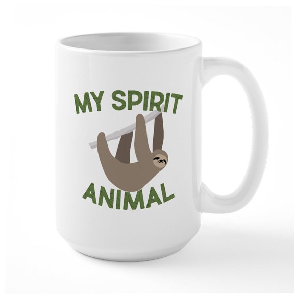 CafePress - My Spirit Animal - 15 oz Ceramic Large White Novelty Mug
