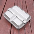 thumbnail image 1 of Utensilios De Cocina Para Acampar Fiambrera portátil para acampar, comedor, senderismo al aire libre, Picnic, bandeja de comida de aluminio, 1 of 8