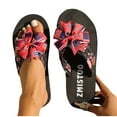 thumbnail image 4 of Aloohaidyvio Flip Flops for Women Beach Rubber Shower Shoes Basic Thong Sandals, 4 of 4