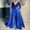 Blue, variant on Red Womens Party Dresses Extra Long Sequin V-Neck Long Sleeve Evening Gown Dresses Ladies Dresses XL