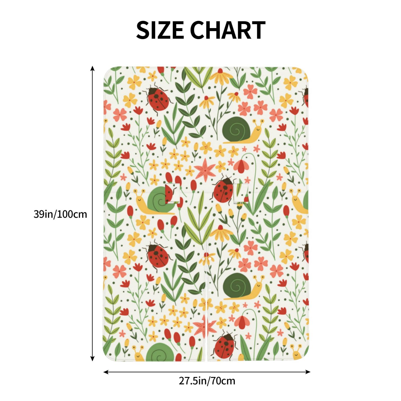 Car Seat Cover Baby - Ladybug And Wild Flowers Breathable Infant Car Seat Cover for Baby Carseat, Lightweight Comfort Baby Essentials Must Haves Newborn Stuff for Girl Boy