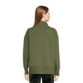 thumbnail image 3 of Time And Tru Women's Placket Pullover Top, 3 of 5