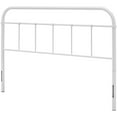 thumbnail image 3 of Mod Uptown Modern Farmhouse Metal Headboard, Full, White, 3 of 4