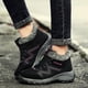 thumbnail image 4 of Botas de nieve con forro polar, cálidas, para mujer, de algodón, de grosor medio, para exteriores, informales, de talla grande, 4 of 6