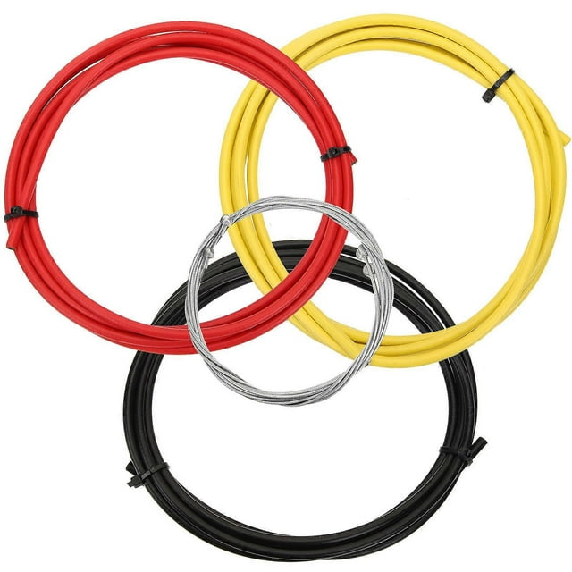 Mountain Bike Brake Cables Brake Cable for 3Sets with Strong PVC Tubes