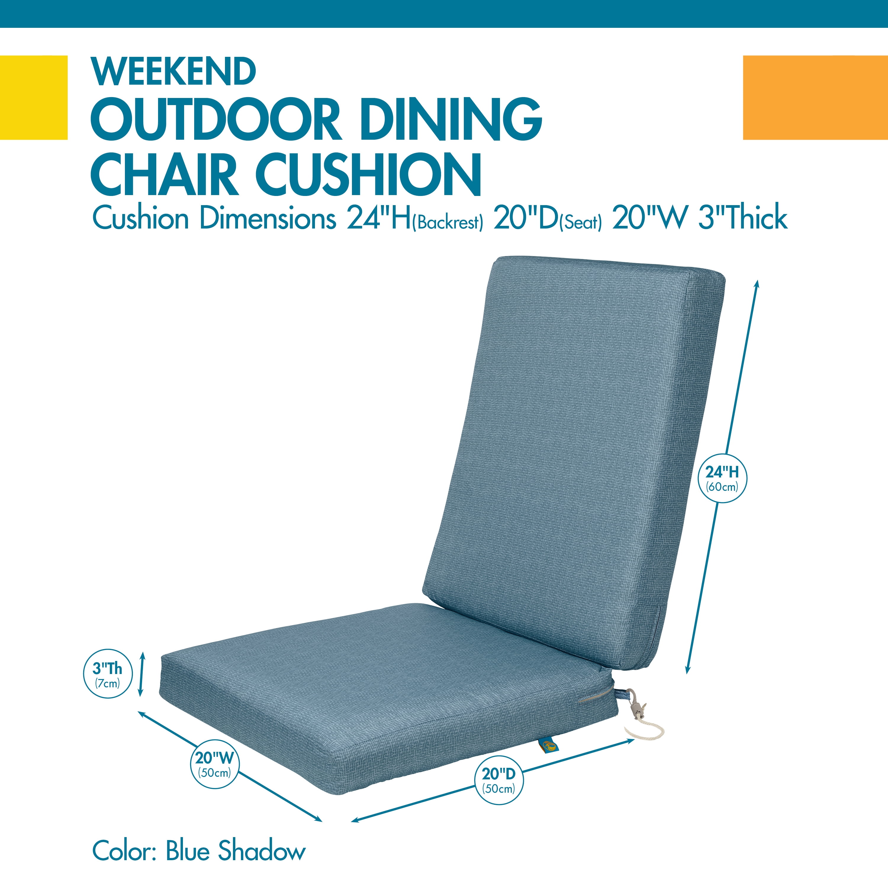 3 section outdoor chair cushions hot sale