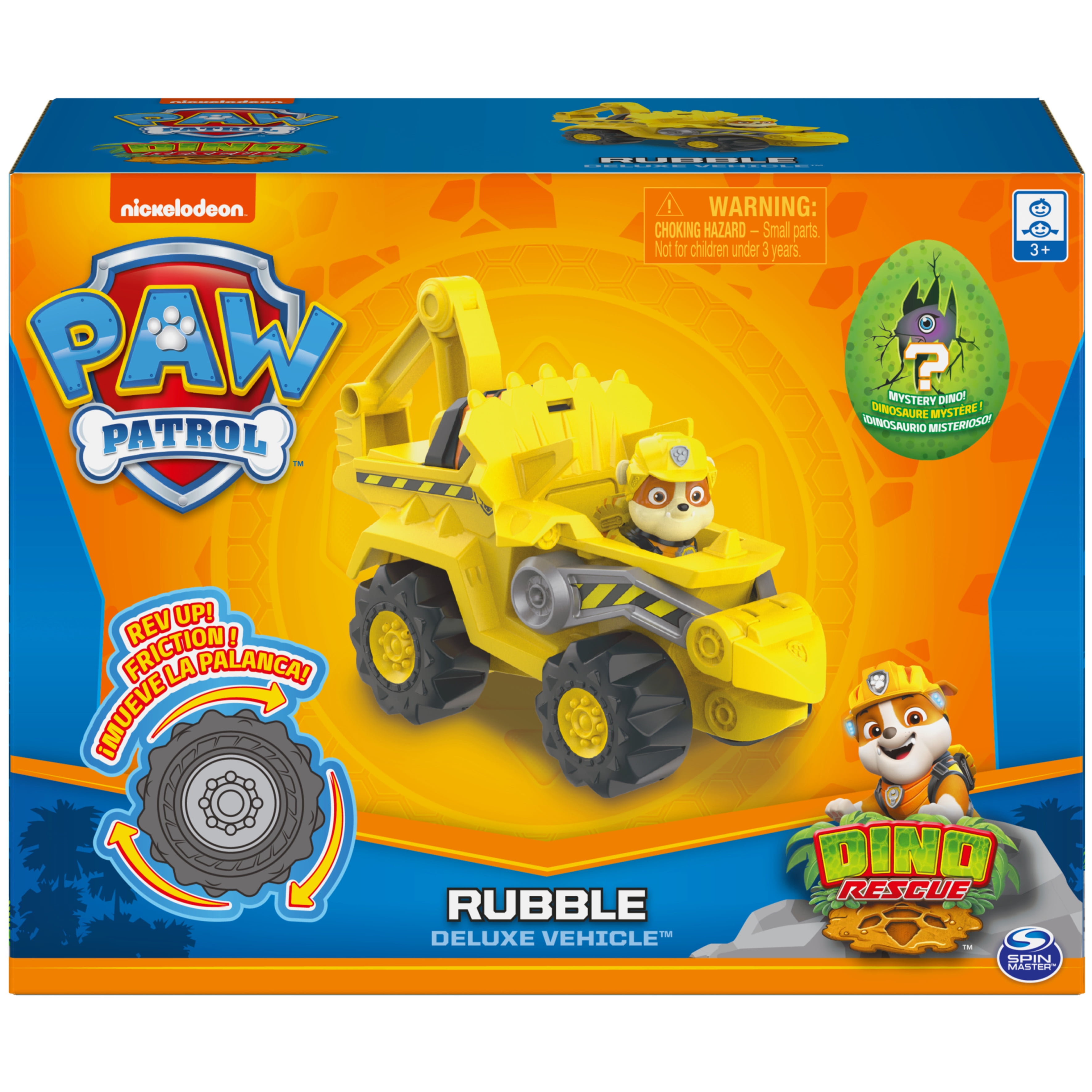 PAT PATROUILLE - VEHICULE + FIGURINE DELUXE RUBEN DINO RESCUE Paw