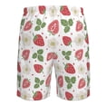 thumbnail image 6 of Kdxio Strawberry Pattern Mens Casual Shorts - Drawstring Summer Beach Sports Shorts for Men, 6 of 9