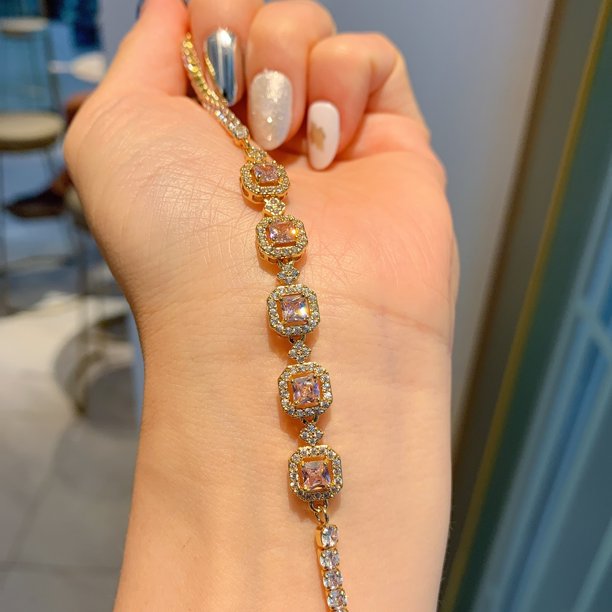 Pulsera de joyería con logo PAN S925 for mujer, pulseras con dijes, brazaletes de cuentas DIY, circonita cúbica 5A, regalos en capas de plata for ella