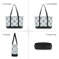 thumbnail image 6 of FORMRS Canvas Laptop Tote Bag for Women with 15.6" Computer Compartments Shoulder Handbag, Blueberry Pancake Pattern, 6 of 7