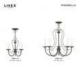 thumbnail image 3 of Livex Lighting - Mirabella - 5 Light Chandelier in Farmhouse Style - 24 Inches, 3 of 8