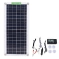 thumbnail image 2 of 30W 18V Solar Panel, 30 Watt 18 Volt Monocrystalline Solar Panel Stable Output High Stability  For Tourism For Airplanes, 2 of 8