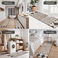 thumbnail image 5 of Boho Black and White Tribal Ethnic Pattern Kitchen Rugs Sets Of 3,Kitchen Runner Rugs Non Skid Washable,Decorative Kitchen Floor Mats for Kitchen,Sink,Laundry,17"x30"+ 17"x47" + 17"x59", 5 of 6