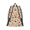 thumbnail image 6 of Rocae Thanksgiving Food for Durable Canvas Backpack Leisure Large Bag Travel Rucksack Multi-function Backpack Small, 6 of 8