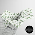 thumbnail image 6 of Sweet Jojo Designs Cactus Floral Pink Green and White Multi Use Baby Car Seat and Nursing Cover, 6 of 6